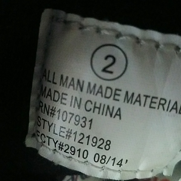 Justice size 2 fringed boots glitzy - Picture 5 of 5